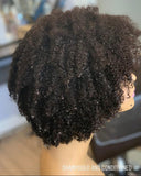 Custom Afro Kinky Closure Wig
