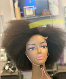 Custom Afro Kinky Closure Wig