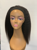 Kinky Straight Headband Wig 12"
