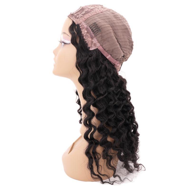 Brazilian Deep Wave U-Part Wig – Pampered Tresses Collection